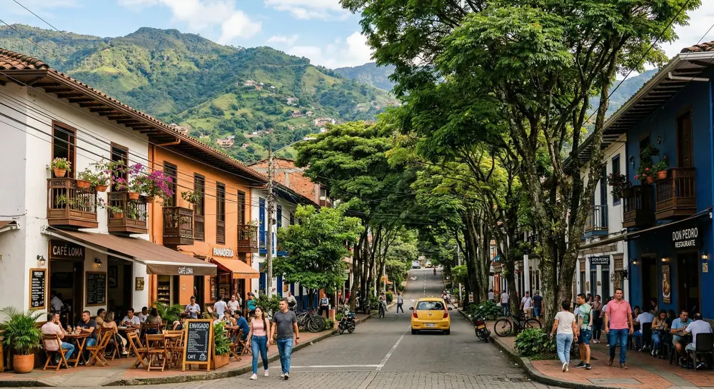 Residential neighbourhood in Envigado, Colombia